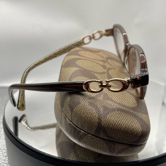 Authentic Coach Vanessa Glasses HC 6017 with Coach Lined Eyeglass Case - Picture 3 of 8
